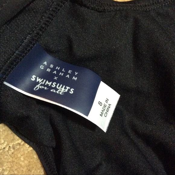 Ashley Graham X Swimsuits For All NWT Laced Halter - Picture 3 of 6